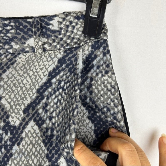 DVF snack print silk wool blend pants size 2 - Picture 6 of 8